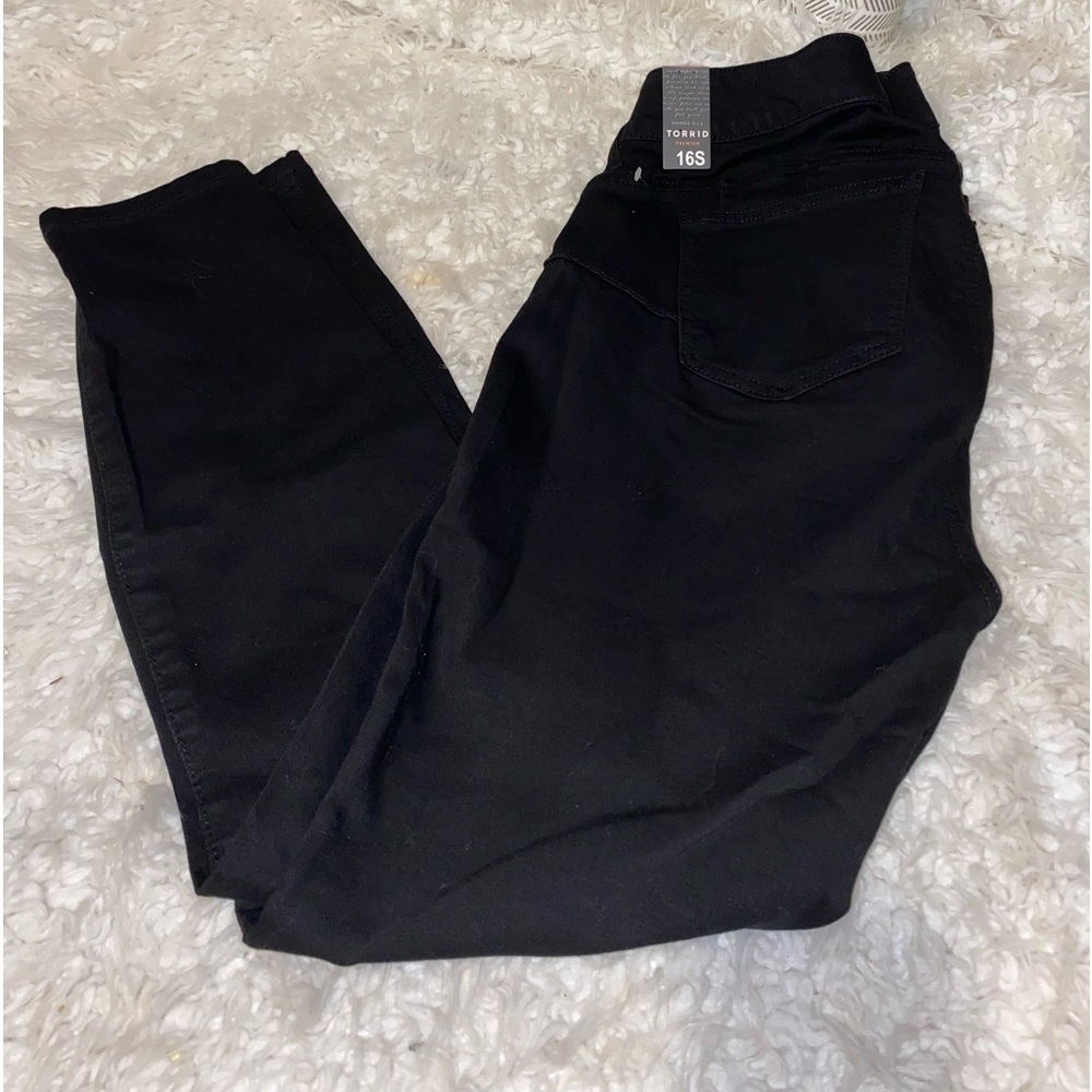 50%offw❤️ Torrid premium Bombshell Skinny High Rise Jeans NWT black 16S #72